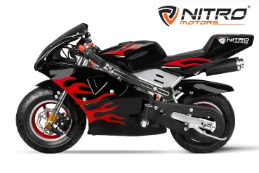Nitro Motors PS77 Pocketbike 49cc 6.5 Zoll Minibike Racing